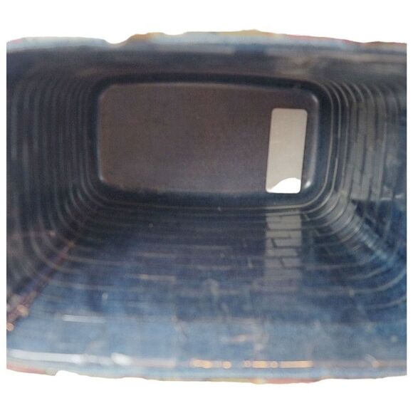 Vintage Longaberger Tote Lunchbag Basket With Flowers Spring - Picture 8 of 11